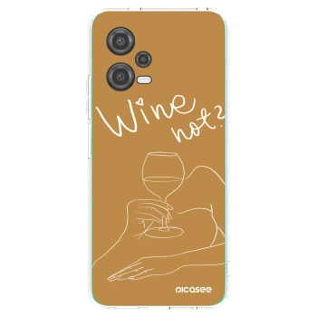 Picasee husă transparentă din silicon pentru Xiaomi Poco X5 - Wine not