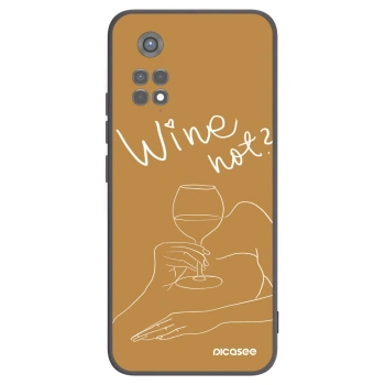 Picasee husă neagră din silicon pentru Xiaomi Redmi Note 11S 5G - Wine not