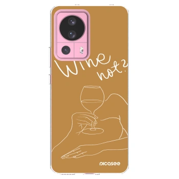 Picasee husă transparentă din silicon pentru Xiaomi 13 Lite - Wine not