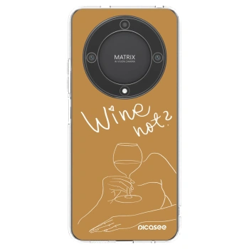 Picasee husă transparentă din silicon pentru Honor Magic5 Lite 5G - Wine not