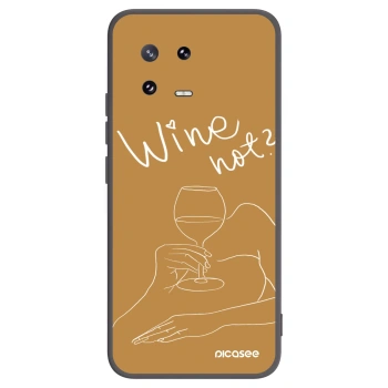 Picasee husă neagră din silicon pentru Xiaomi 13 Pro - Wine not