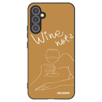 Picasee husă neagră din silicon pentru Samsung Galaxy A34 5G A346B - Wine not