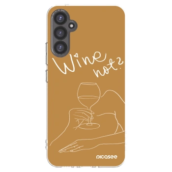 Picasee husă transparentă din silicon pentru Samsung Galaxy A34 5G A346B - Wine not
