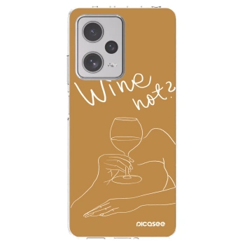 Picasee husă transparentă din silicon pentru Xiaomi Redmi Note 12 Pro+ 5G - Wine not