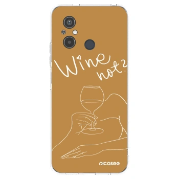 Picasee husă transparentă din silicon pentru Xiaomi Redmi 12C - Wine not