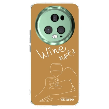 Picasee husă transparentă din silicon pentru Honor Magic5 Pro - Wine not