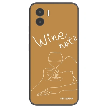Picasee husă neagră din silicon pentru Xiaomi Redmi A2 - Wine not