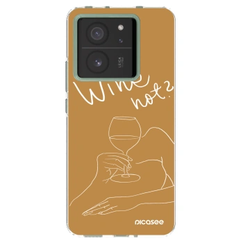 Picasee husă transparentă din silicon pentru Xiaomi 13T - Wine not