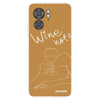 Picasee husă transparentă din silicon pentru Motorola Edge 40 - Wine not