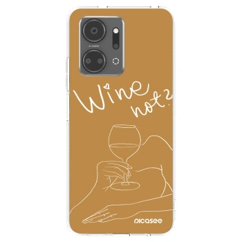 Picasee husă transparentă din silicon pentru Honor X7a - Wine not