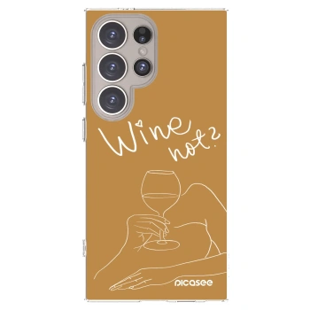 Picasee husă transparentă din silicon pentru Samsung Galaxy S24 Ultra S928B 5G - Wine not