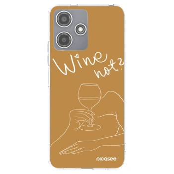 Picasee husă transparentă din silicon pentru Xiaomi Redmi 12 5G - Wine not