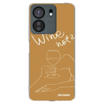 Picasee husă transparentă din silicon pentru Xiaomi Redmi 13C 4G - Wine not