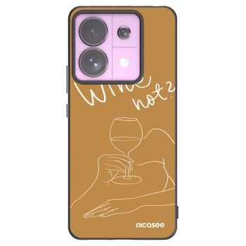 Picasee husă neagră din silicon pentru Xiaomi Redmi Note 13 Pro 5G - Wine not