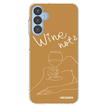 Picasee husă transparentă din silicon pentru Samsung Galaxy A15 A156B 5G - Wine not