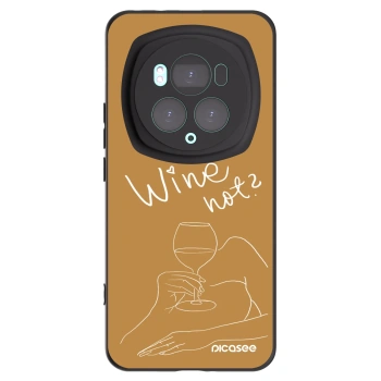 Picasee husă neagră din silicon pentru Honor Magic6 Pro - Wine not