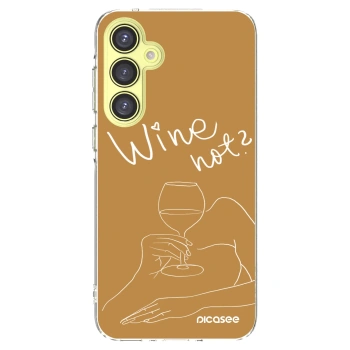 Picasee husă transparentă din silicon pentru Samsung Galaxy A35 5G A356B - Wine not