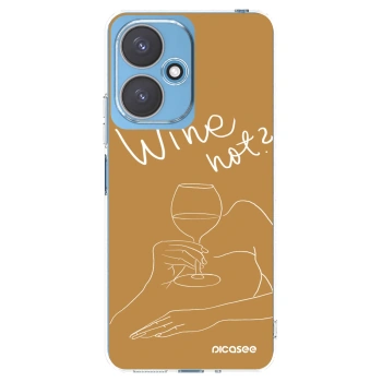 Picasee husă transparentă din silicon pentru Xiaomi Redmi 13C 5G - Wine not