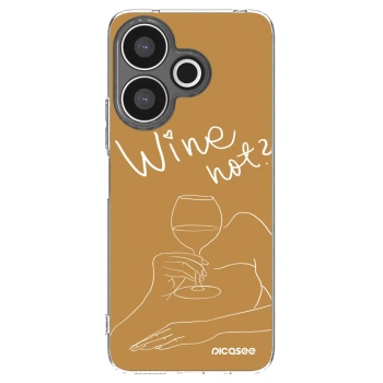 Picasee husă transparentă din silicon pentru Xiaomi Redmi 13 4G - Wine not
