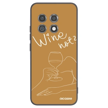 Picasee husă neagră din silicon pentru OnePlus 11 5G - Wine not