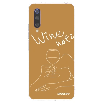 Picasee husă transparentă din silicon pentru Xiaomi Mi 9 - Wine not