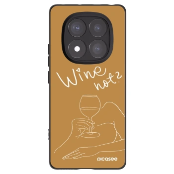 Picasee husă neagră din silicon pentru Xiaomi Redmi Note 14 Pro+ 5G - Wine not
