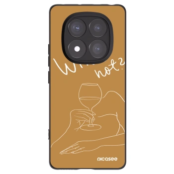 Picasee husă neagră din silicon pentru Xiaomi Redmi Note 14 Pro 5G - Wine not