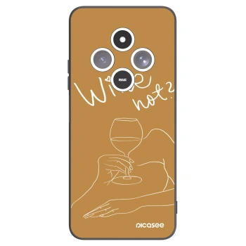 Picasee husă neagră din silicon pentru Xiaomi Redmi 14C - Wine not