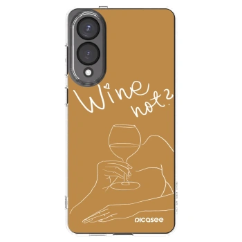 Picasee husă transparentă din silicon pentru Samsung Galaxy S25 Edge 5G - Wine not