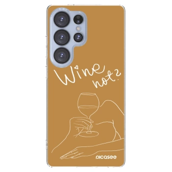 Picasee husă transparentă din silicon pentru Samsung Galaxy S25 Ultra 5G - Wine not