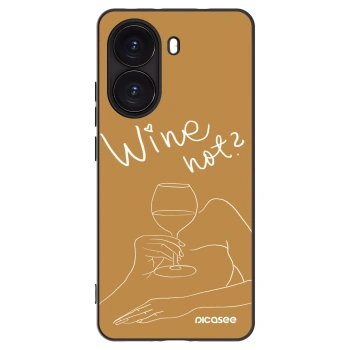 Picasee husă neagră din silicon pentru Xiaomi Poco X7 Pro 5G - Wine not