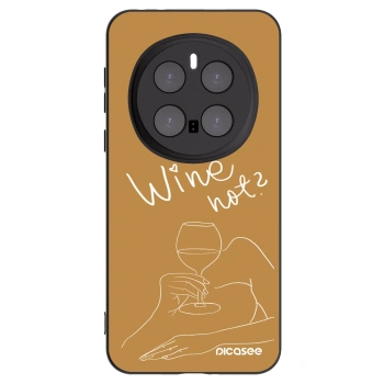 Picasee husă neagră din silicon pentru Honor Magic7 Pro 5G - Wine not
