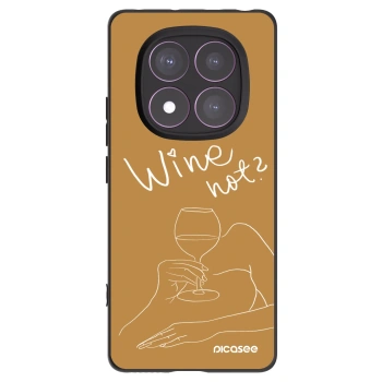 Picasee husă neagră din silicon pentru Xiaomi Redmi Note 14 Pro 4G - Wine not