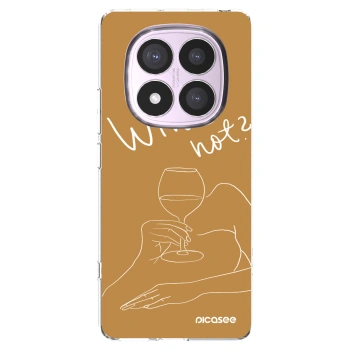 Picasee husă transparentă din silicon pentru Xiaomi Redmi Note 14 Pro 4G - Wine not