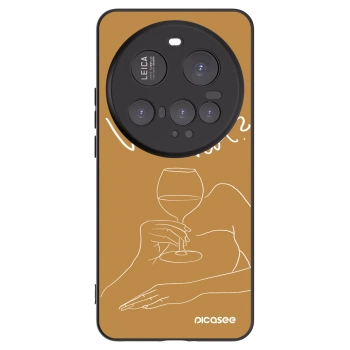 Picasee husă neagră din silicon pentru Xiaomi 15 Ultra - Wine not