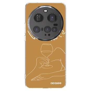 Picasee husă transparentă din silicon pentru Xiaomi 15 Ultra - Wine not