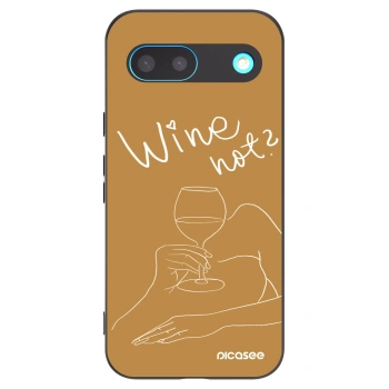 Picasee husă neagră din silicon pentru Google Pixel 8 - Wine not