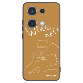 Picasee husă neagră din silicon pentru Xiaomi Redmi Note 14S - Wine not