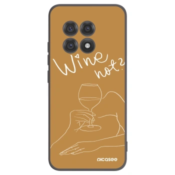 Picasee husă neagră din silicon pentru OnePlus 13R 5G - Wine not