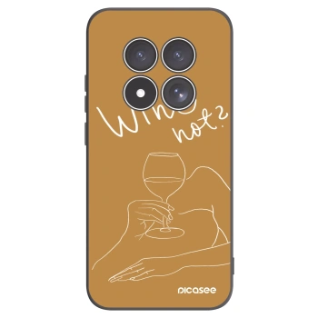 Picasee husă neagră din silicon pentru Xiaomi Redmi Note 15 Pro 4G - Wine not