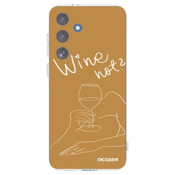 Picasee husă transparentă din silicon pentru Samsung Galaxy S25 FE 5G - Wine not