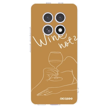 Picasee husă transparentă din silicon pentru Xiaomi Redmi Note 15 - Wine not