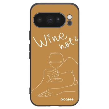 Picasee husă neagră din silicon pentru Google Pixel 10 Pro - Wine not
