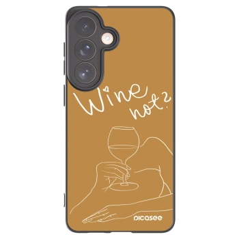 Picasee husă neagră din silicon pentru Samsung Galaxy S26+ - Wine not