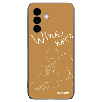 Picasee husă neagră din silicon pentru Samsung Galaxy A57 5G - Wine not