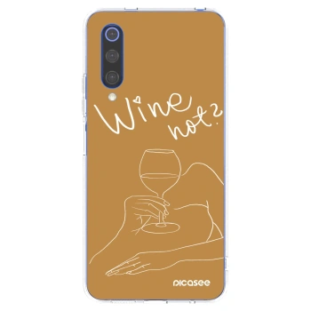 Picasee husă transparentă din silicon pentru Xiaomi Mi 9 SE - Wine not
