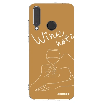 Picasee husă transparentă din silicon pentru Honor 20 Lite - Wine not