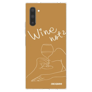 Picasee husă transparentă din silicon pentru Samsung Galaxy Note 10 N970F - Wine not