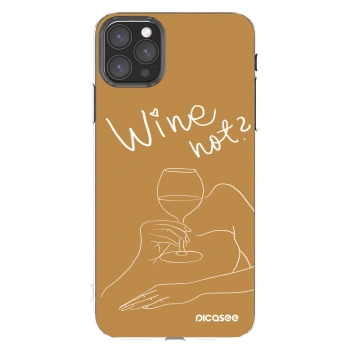 Picasee husă transparentă din silicon pentru Apple iPhone 11 Pro Max - Wine not