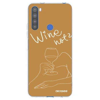 Picasee husă transparentă din silicon pentru Xiaomi Redmi Note 8T - Wine not